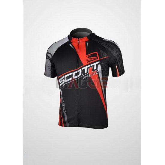 Maglia Scott manica corta 2012 rosso e nero