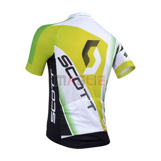 Maglia Scott manica corta 2013 bianco e giallo