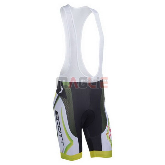 Maglia Scott manica corta 2013 bianco e giallo