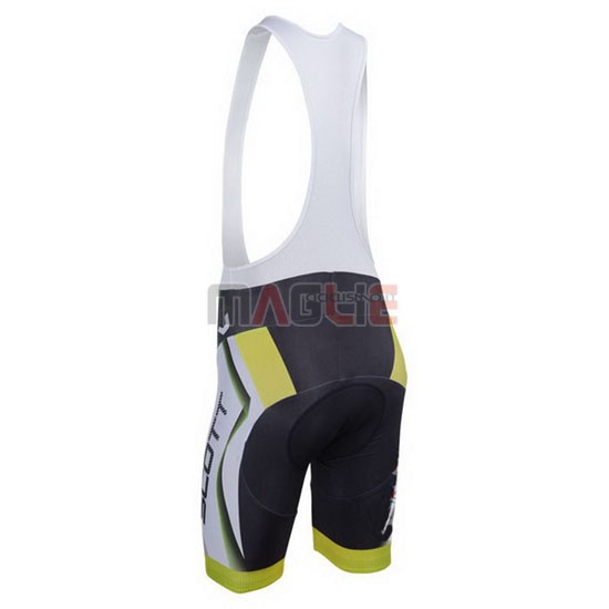 Maglia Scott manica corta 2013 bianco e giallo