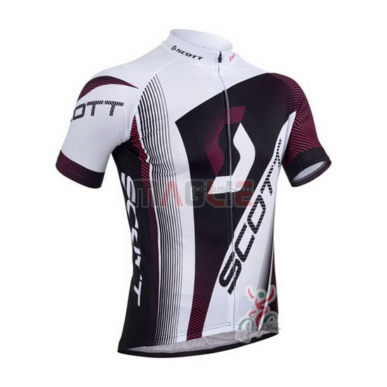 Maglia Scott manica corta 2013 bianco e nero