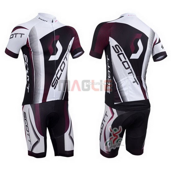 Maglia Scott manica corta 2013 bianco e nero