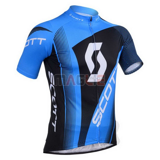 Maglia Scott manica corta 2013 blu e nero