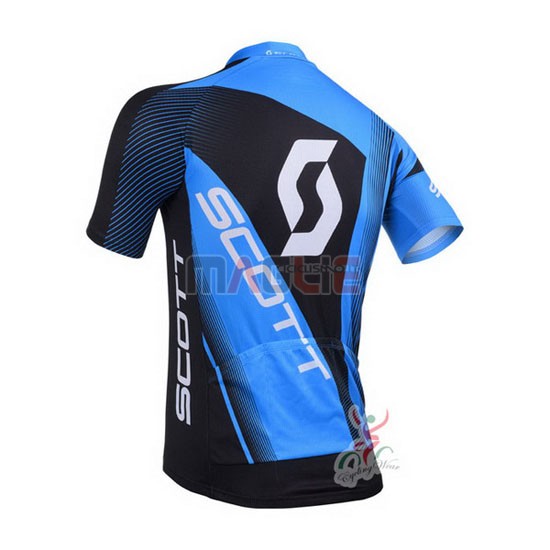 Maglia Scott manica corta 2013 blu e nero