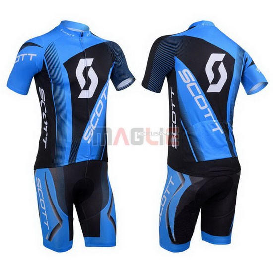 Maglia Scott manica corta 2013 blu e nero