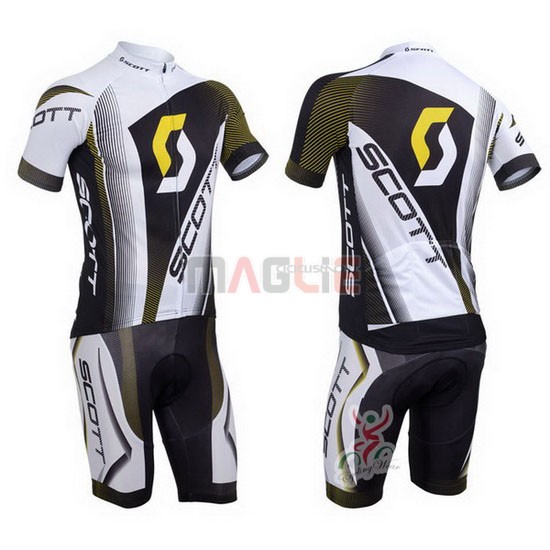 Maglia Scott manica corta 2013 nero e giallo