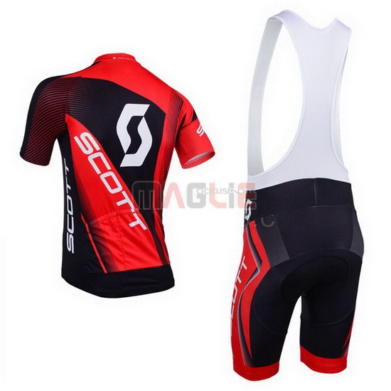 Maglia Scott manica corta 2013 nero e rosso