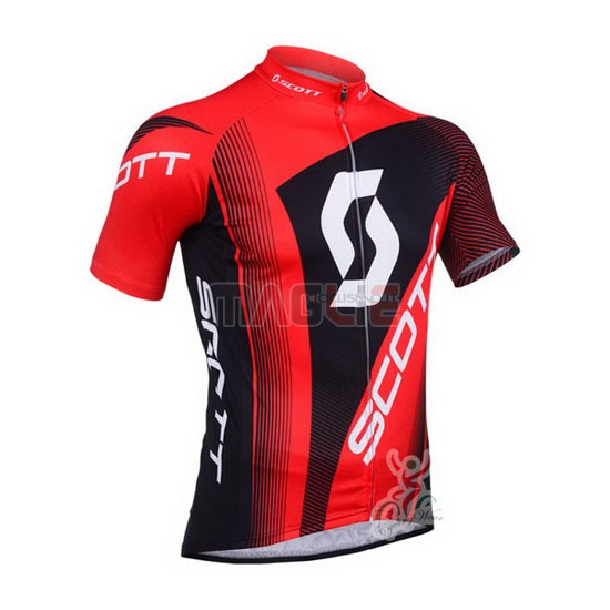 Maglia Scott manica corta 2013 nero e rosso