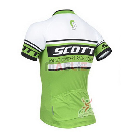 Maglia Scott manica corta 2014 bianco e verde