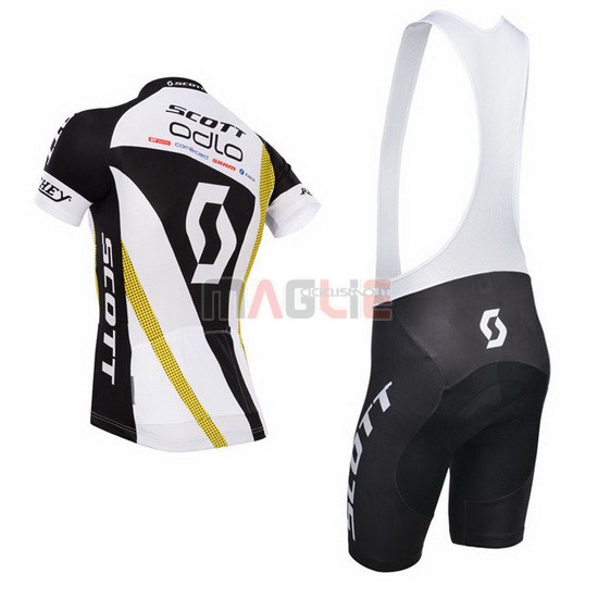 Maglia Scott manica corta 2014 nero e bianco