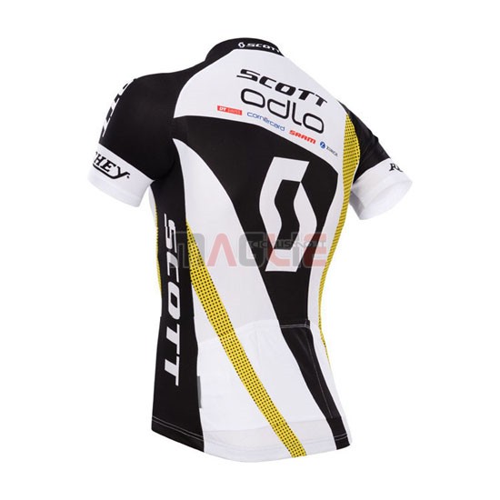 Maglia Scott manica corta 2014 nero e bianco