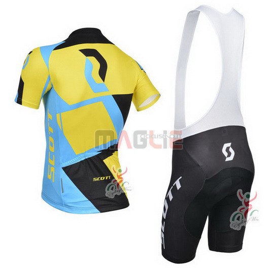 Maglia Scott manica corta 2014 nero e giallo