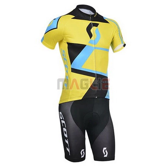 Maglia Scott manica corta 2014 nero e giallo