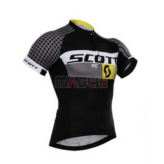 Maglia Scott manica corta 2015 bianco e nero