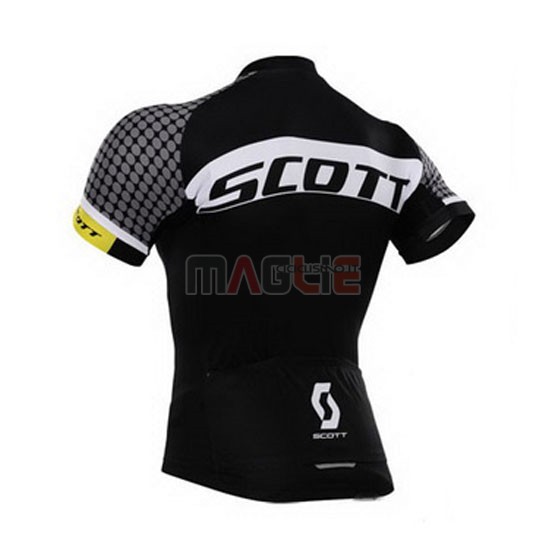 Maglia Scott manica corta 2015 bianco e nero