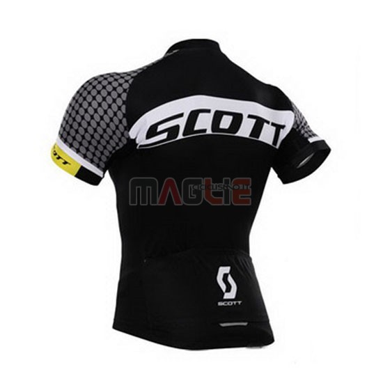 Maglia Scott manica corta 2015 bianco e nero