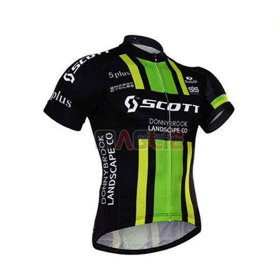 Maglia Scott manica corta 2016 verde e nero