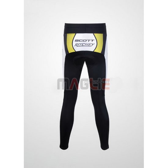 Maglia Scott manica lunga 2012 bianco e giallo