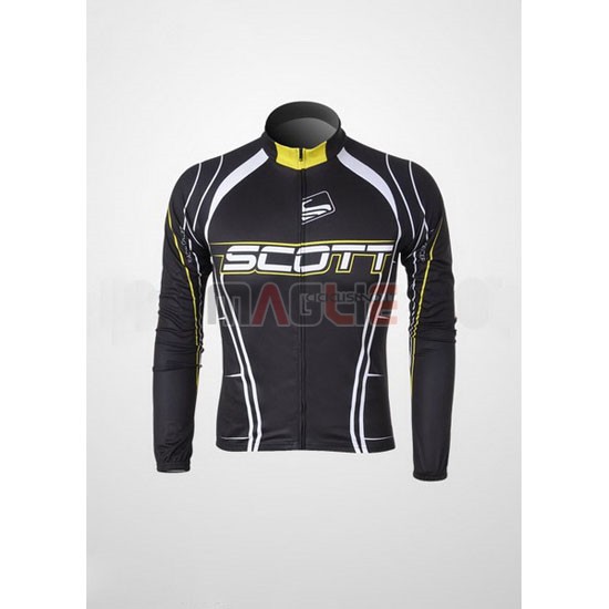 Maglia Scott manica lunga 2012 giallo e nero