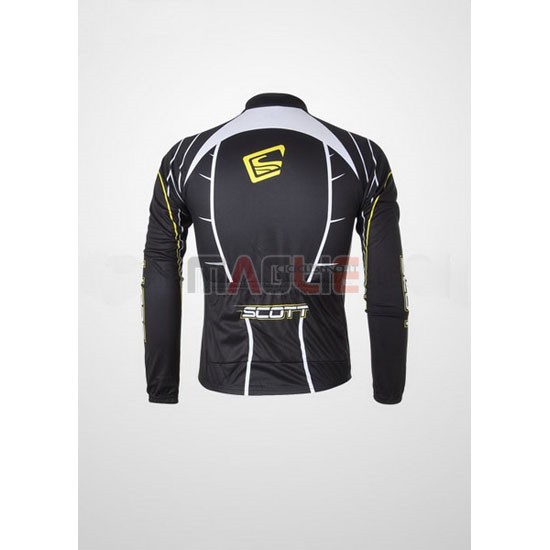 Maglia Scott manica lunga 2012 giallo e nero