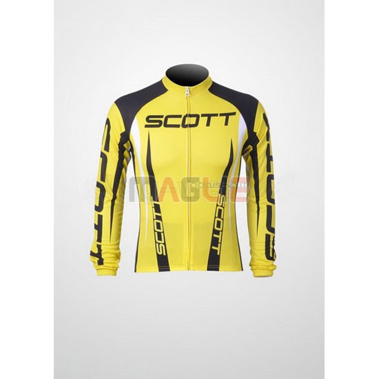 Maglia Scott manica lunga 2012 nero e giallo