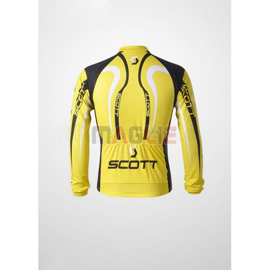 Maglia Scott manica lunga 2012 nero e giallo