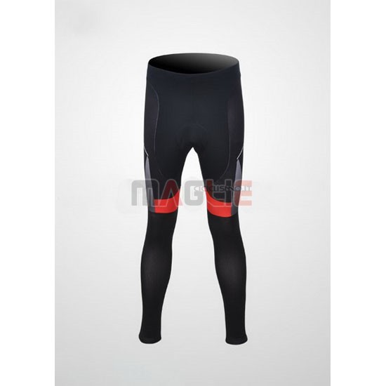 Maglia Scott manica lunga 2012 nero e rosso