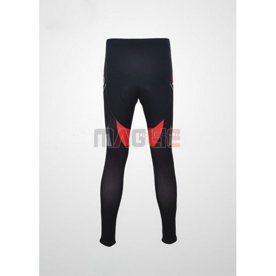Maglia Scott manica lunga 2012 nero e rosso