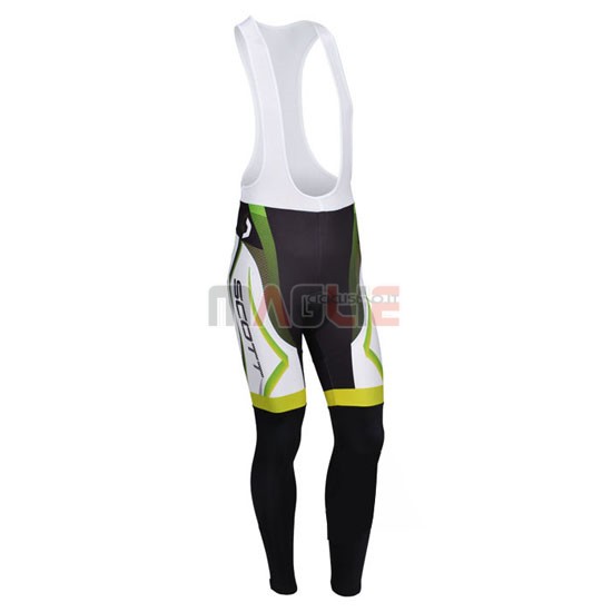 Maglia Scott manica lunga 2013 bianco e giallo