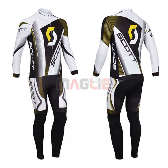 Maglia Scott manica lunga 2013 nero e giallo