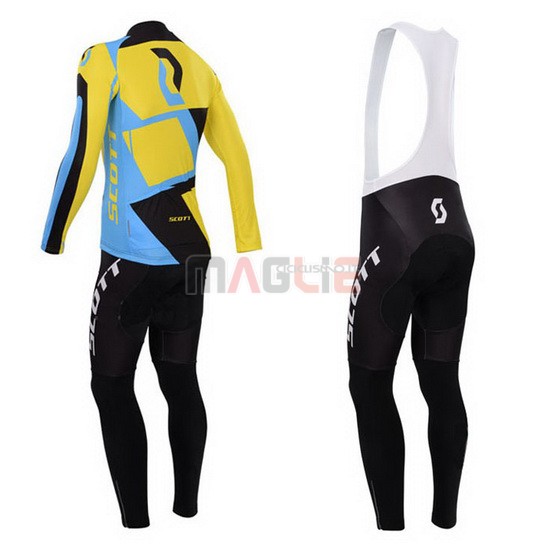 Maglia Scott manica lunga 2014 giallo e nero