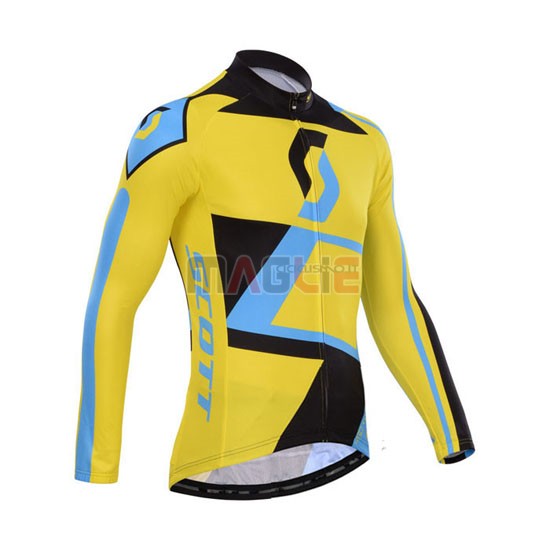 Maglia Scott manica lunga 2014 giallo e nero