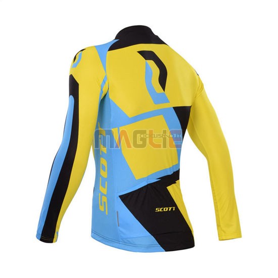 Maglia Scott manica lunga 2014 giallo e nero