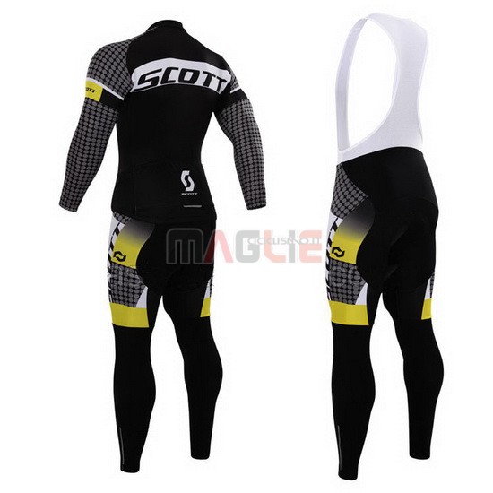 Maglia Scott manica lunga 2015 bianco e nero