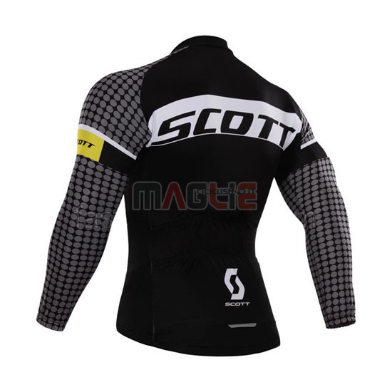 Maglia Scott manica lunga 2015 bianco e nero