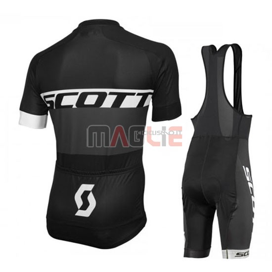 Maglia Scott manica corta 2016 bianco e nero