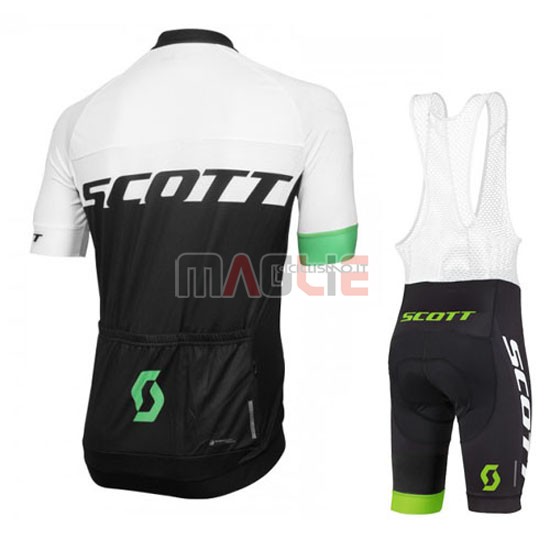 Maglia Scott manica corta 2016 bianco e verde