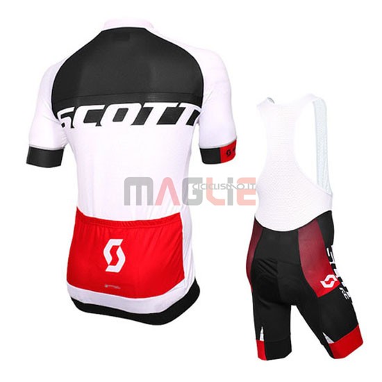 Maglia Scott manica corta 2016 bianco nero