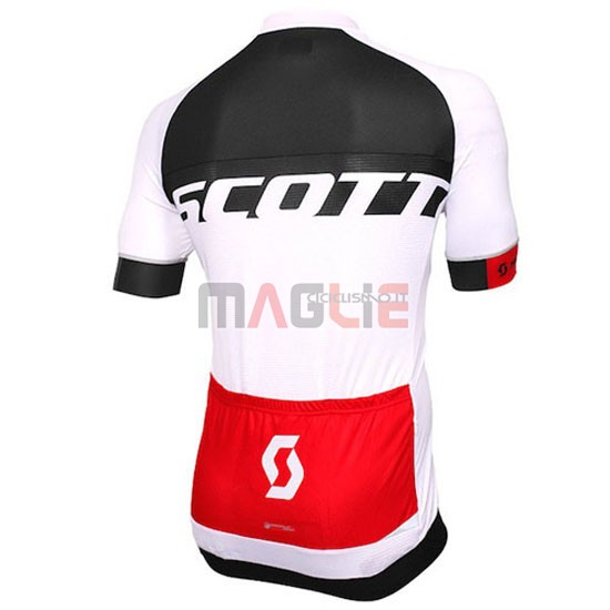 Maglia Scott manica corta 2016 bianco nero