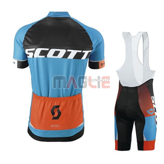 Maglia Scott manica corta 2016 blu e arancione - Clicca l'immagine per chiudere