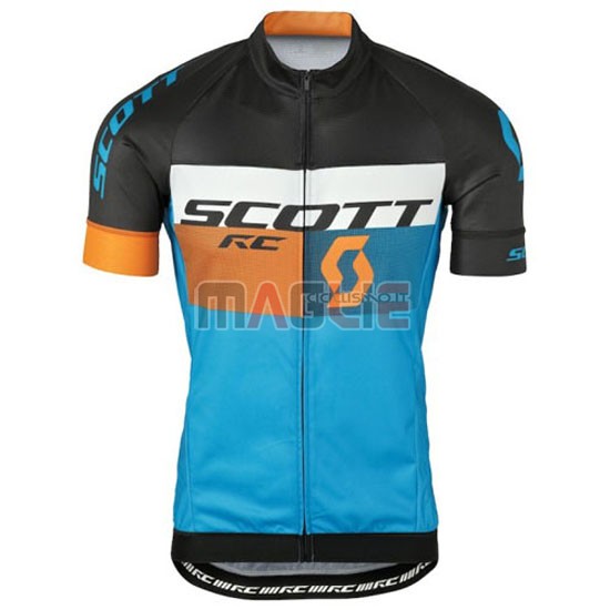 Maglia Scott manica corta 2016 blu e nero