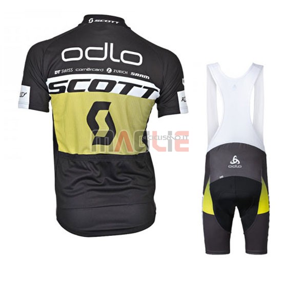 Maglia Scott manica corta 2016 nero e giallo