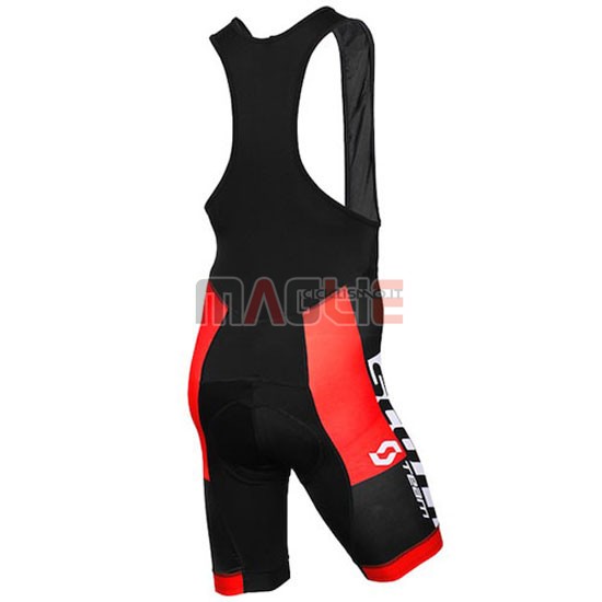 Maglia Scott manica corta 2016 nero e rosso