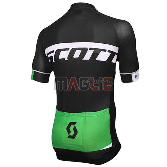 Maglia Scott manica corta 2016 nero e verde