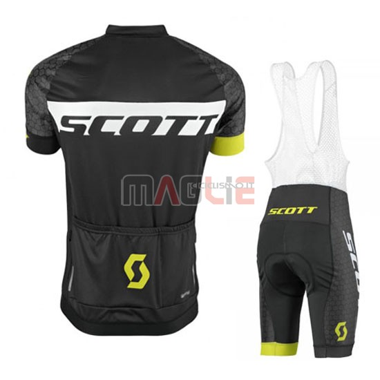 Maglia Scott manica corta 2016 nero giallo