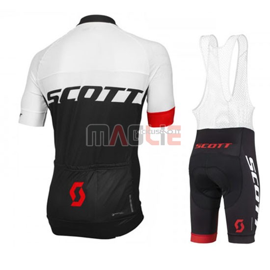 Maglia Scott manica corta 2016 rosso e bianco