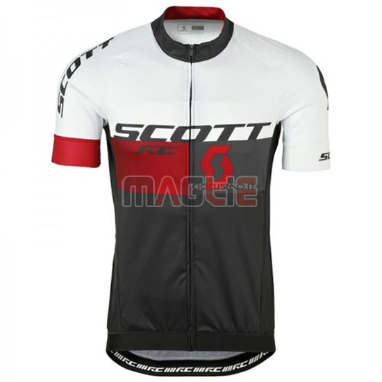 Maglia Scott manica corta 2016 rosso e bianco