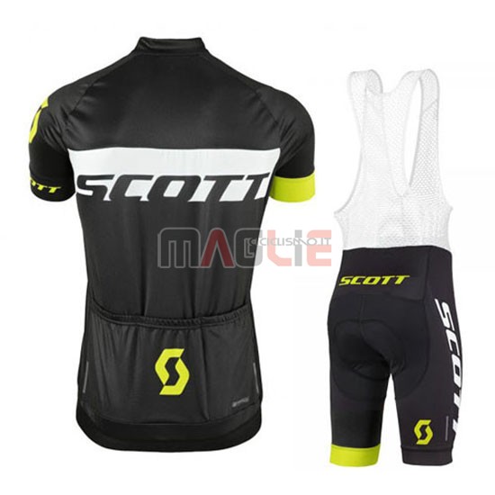 Maglia Scott manica corta 2016 verde e nero