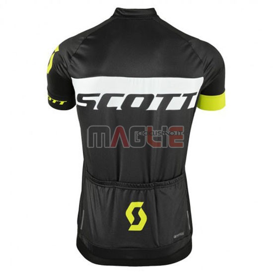 Maglia Scott manica corta 2016 verde e nero