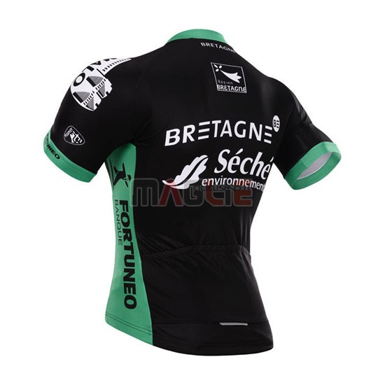 Maglia Seche manica corta 2015 nero e verde